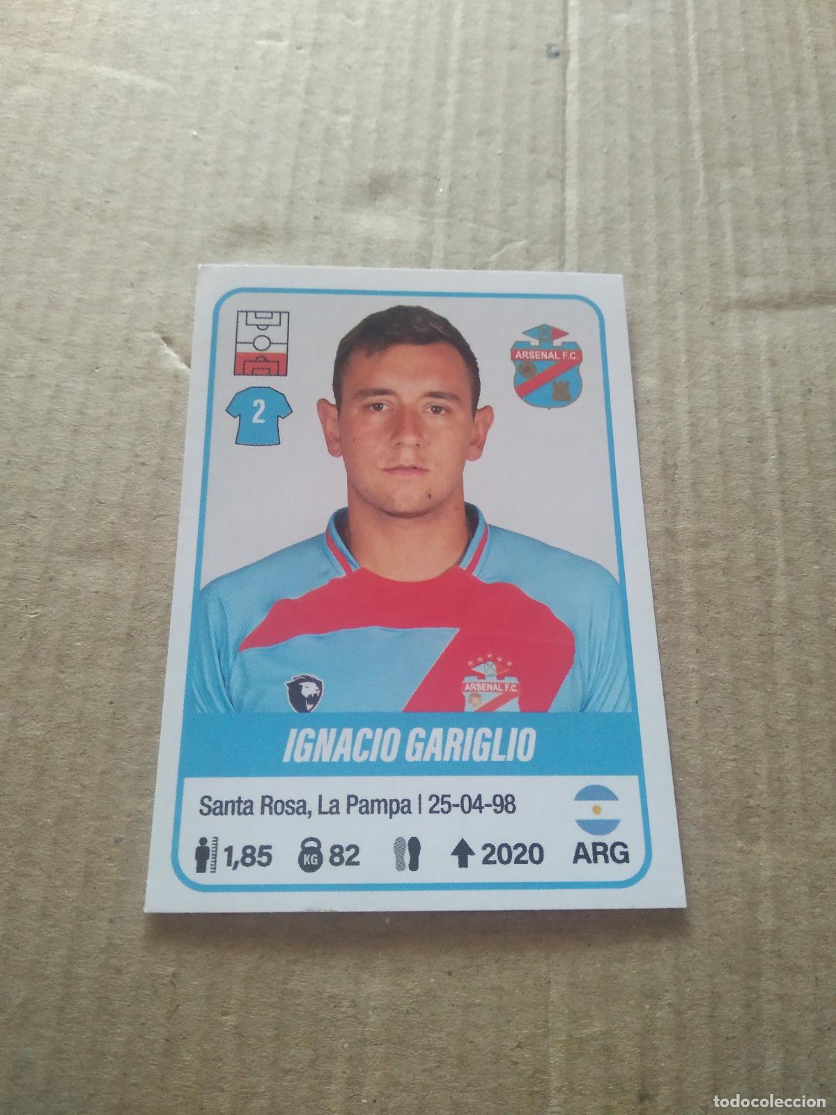 Cromos de F&uacute;tbol: 24 IGNACIO GARIGLIO ARSENAL FC CROMO FUTBOL ARGENTINO PANINI LIGA ARGENTINA 2023