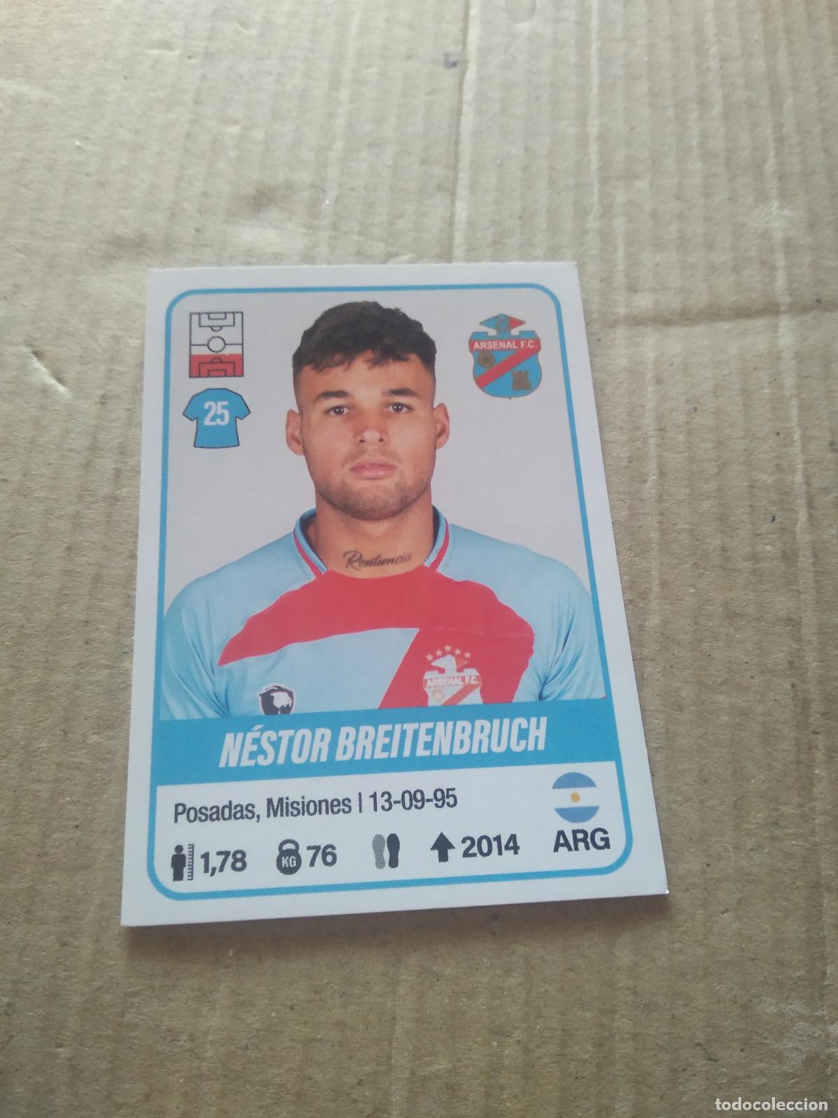 Cromos de F&uacute;tbol: 26 NESTOR BREITENBRUCH ARSENAL FC CROMO FUTBOL ARGENTINO PANINI LIGA ARGENTINA 2023