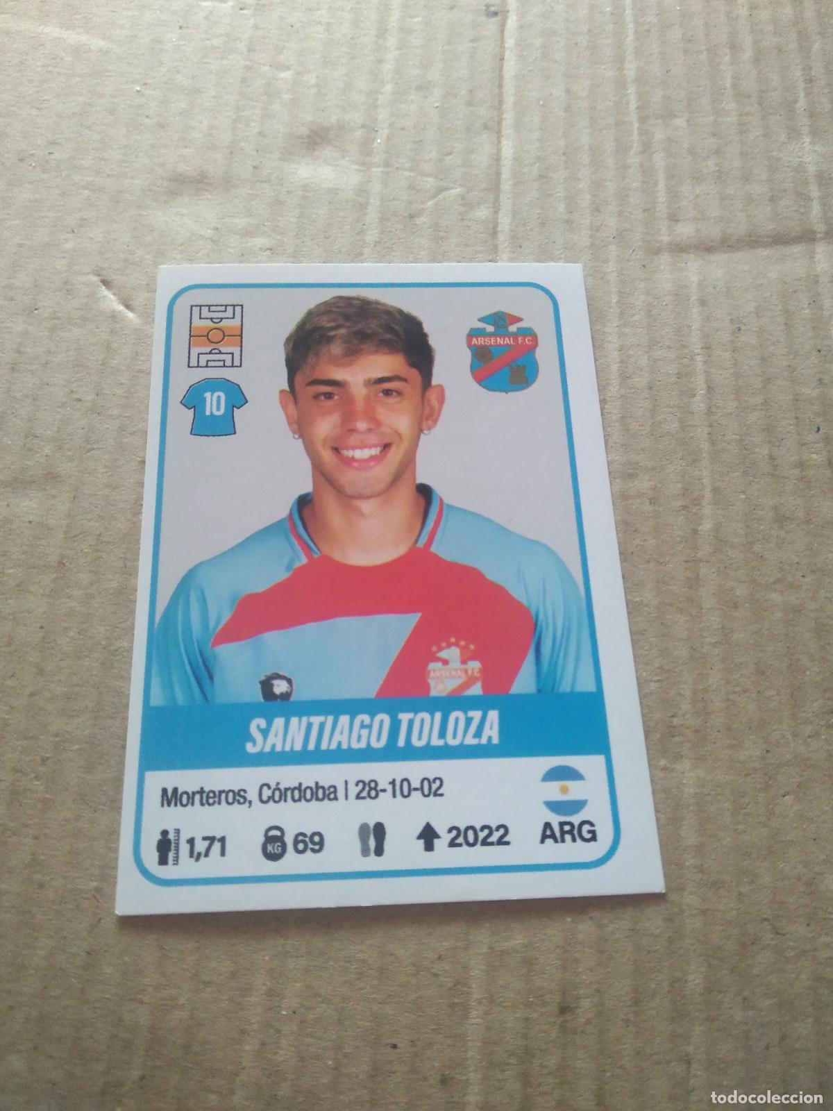 Cromos de F&uacute;tbol: 31 SANTIAGO TOLOZA ARSENAL FC CROMO FUTBOL ARGENTINO PANINI LIGA ARGENTINA 2023