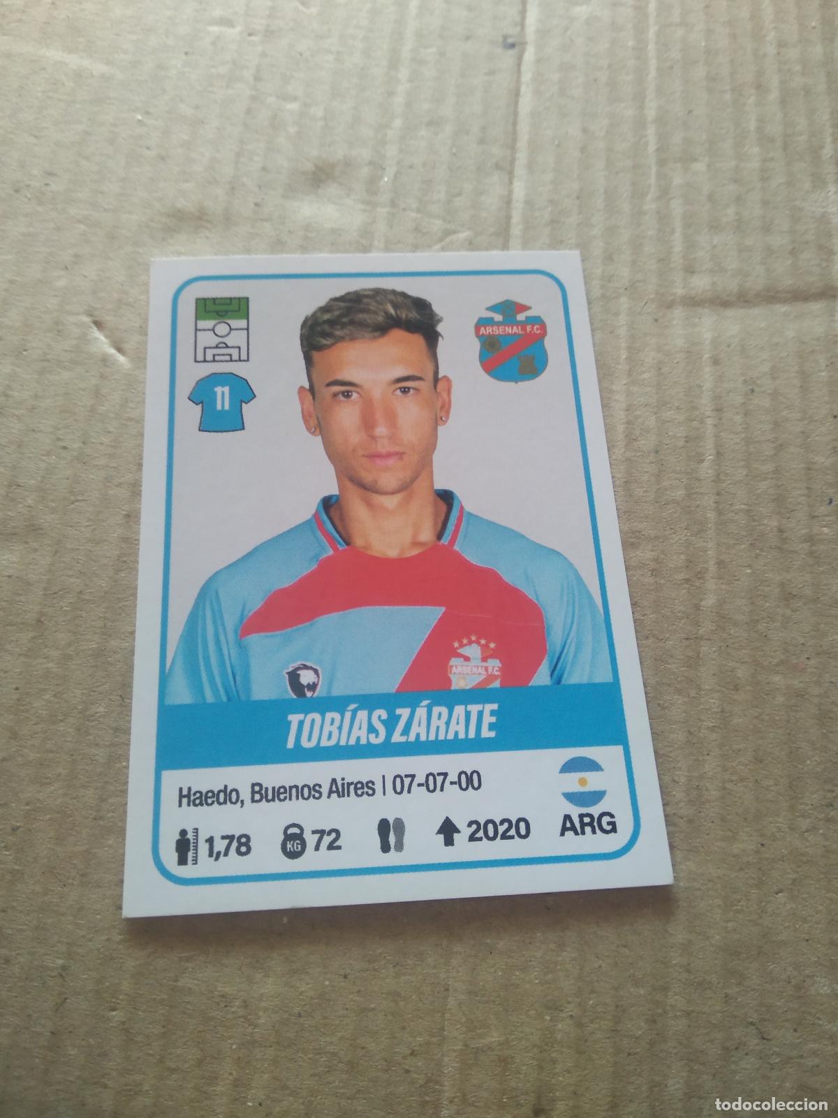 Cromos de F&uacute;tbol: 36 TOBIAS ZARATE ARSENAL FC CROMO FUTBOL ARGENTINO PANINI LIGA ARGENTINA 2023