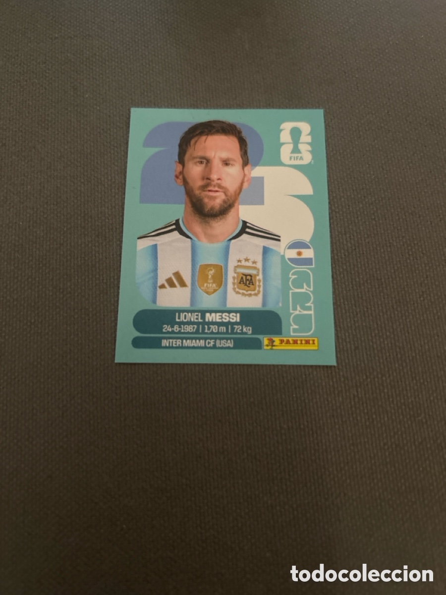 Cromos de F&uacute;tbol: Messi ARG 17 Argentina Mundial FIFA World Cup 2026 26