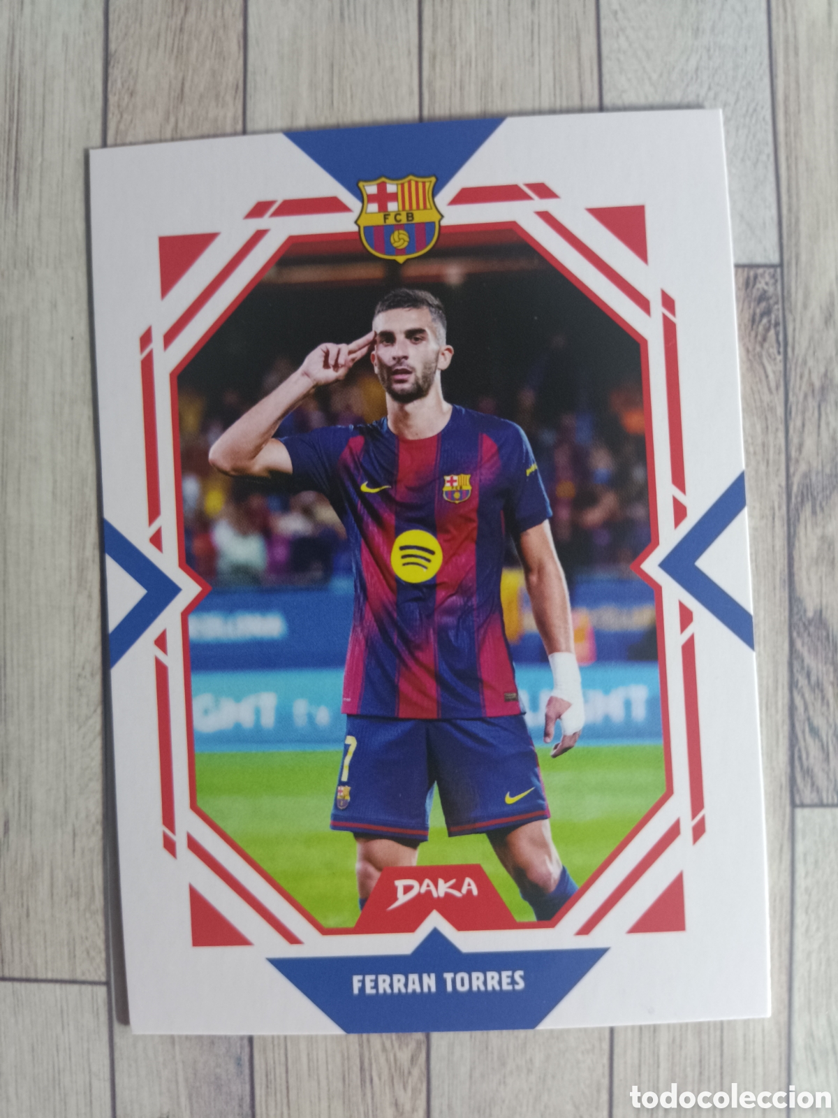 Cromos de F&uacute;tbol: FCB-1-A FERRAN TORRES BARCELONA DAKA TOP AUDIENCE BARCELONA 2025 2026 25 26