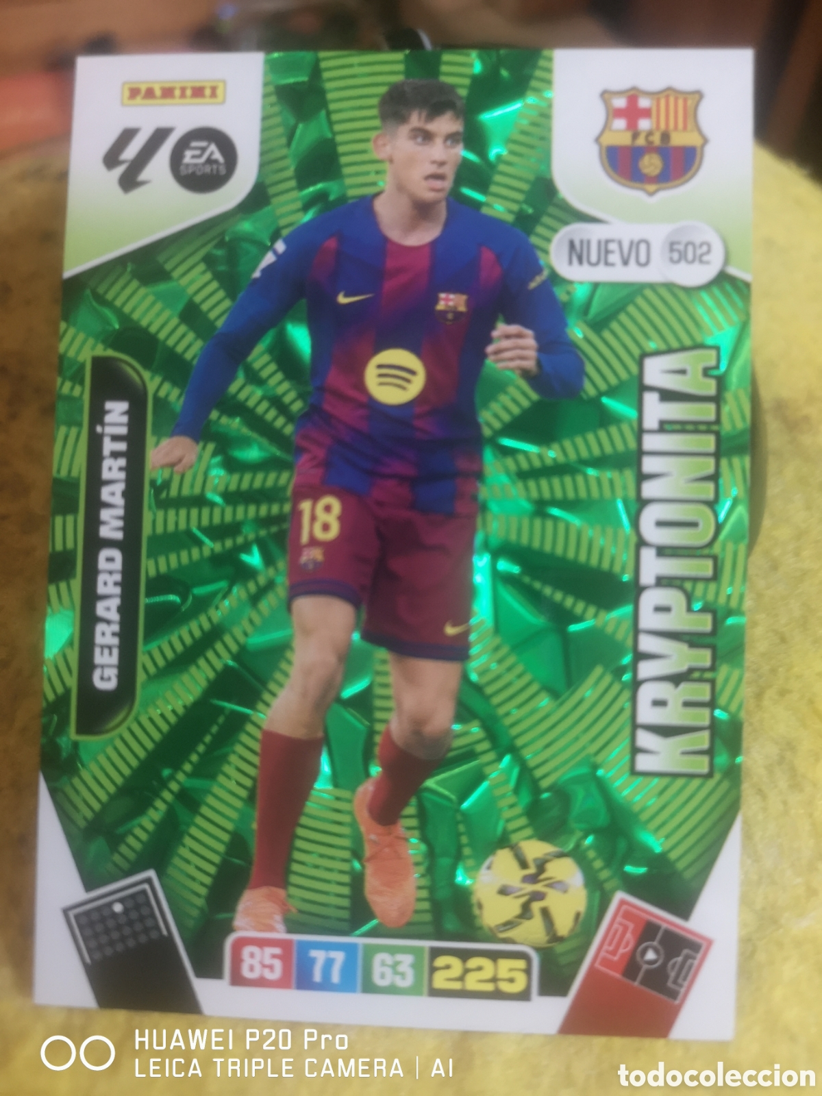 Cromos de F&uacute;tbol: ADRENALYN 2025 2026 NUEVO KRYPTONITA 502 GERARD MARTIN - BARCELONA