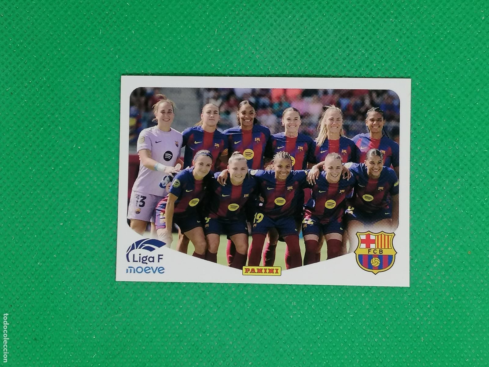 Cromos de F&uacute;tbol: 83 FORMACION PLANTILLA BARCELONA ⚽ PANINI LIGA FEMENINA F MOEVE 25 26 2025 2026 ⚽