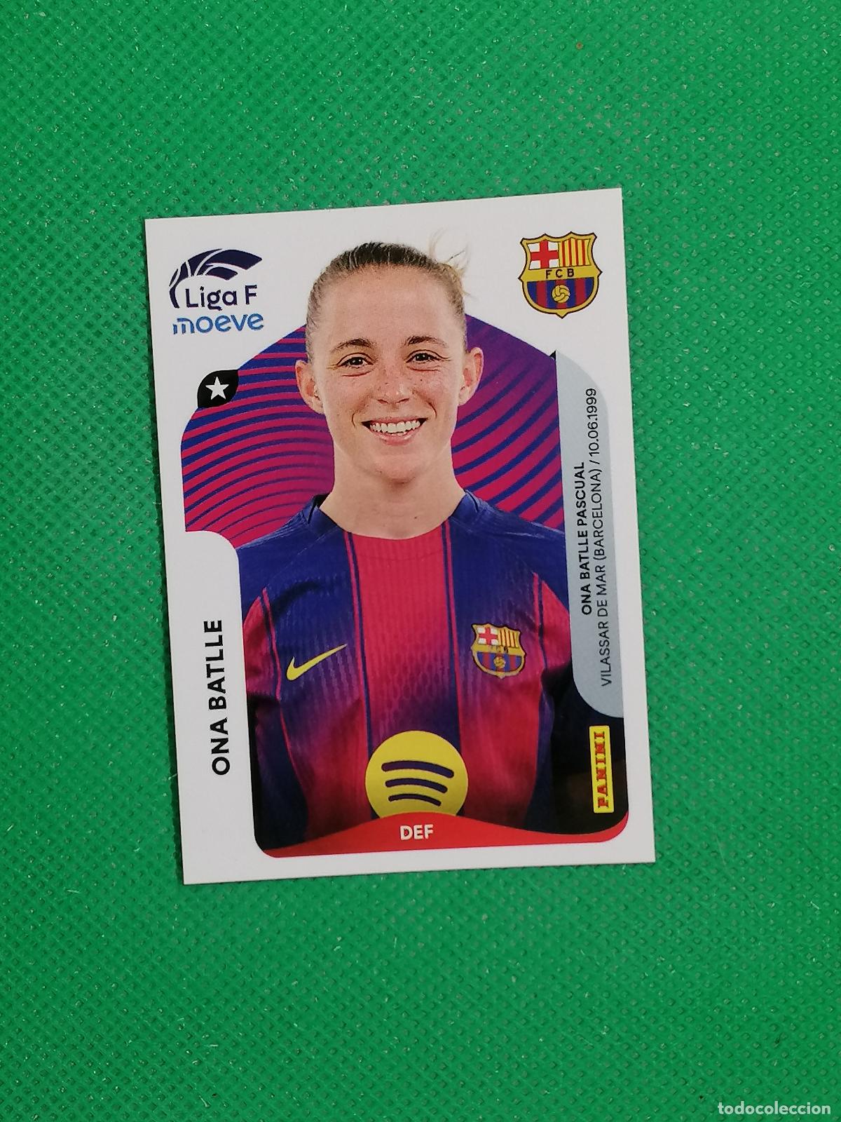 Cromos de F&uacute;tbol: 86 ONA BATTLE BARCELONA ⚽ PANINI LIGA FEMENINA F MOEVE 25 26 2025 2026 ⚽
