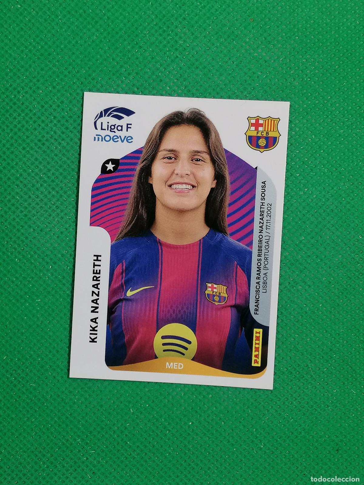 Cromos de F&uacute;tbol: 96 KIKA NAZARETH BARCELONA ⚽ PANINI LIGA FEMENINA F MOEVE 25 26 2025 2026 ⚽