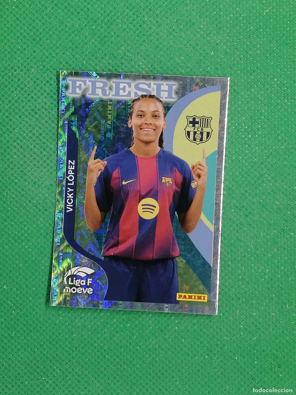 Cromos de F&uacute;tbol: 380 VICKY LOPEZ BARCELONA FRESH ⚽ PANINI LIGA FEMENINA F MOEWE 25 26 2025 2026 ⚽