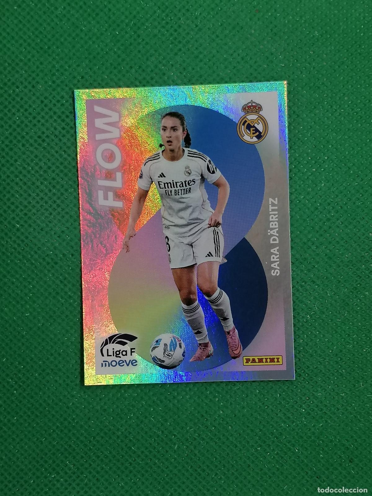 Cromos de F&uacute;tbol: 362 SARA DABRITZ REAL MADRID FLOW ⚽ PANINI LIGA FEMENINA F MOEVE 25 26 2025 2026 ⚽