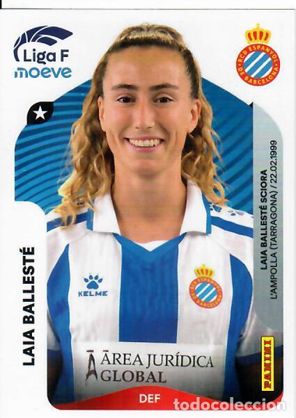 Cromos de F&uacute;tbol: CROMO PANINI LIGA FEMENINA F 2025-26 (25 - 26) - N&ordm; 190 - LAIA BALLEST&Eacute; - ESPANYOL