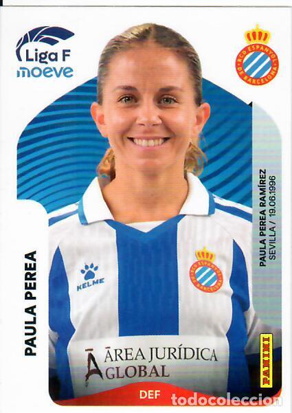 Cromos de F&uacute;tbol: CROMO PANINI LIGA FEMENINA F 2025-26 (25 - 26) - N&ordm; 192 - PAULA PEREA - ESPANYOL