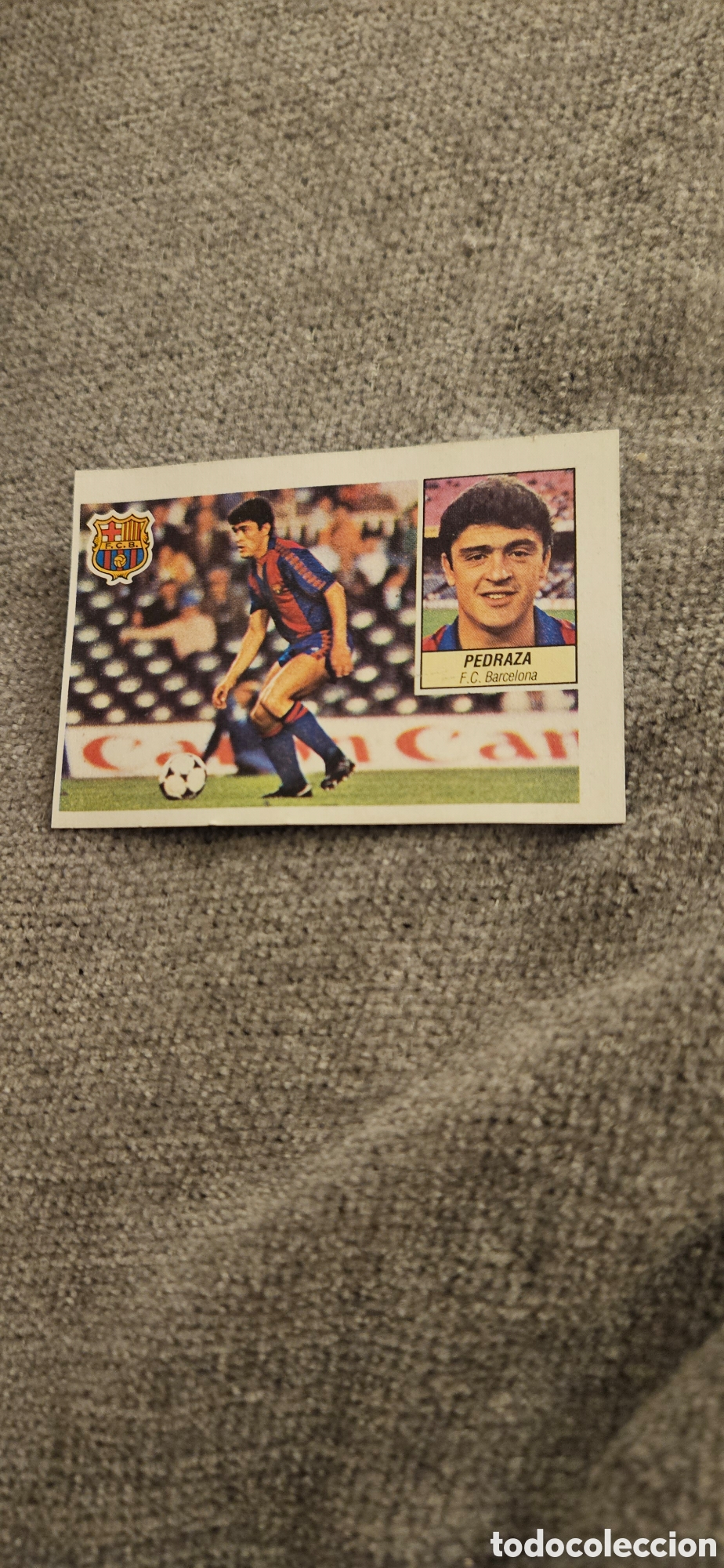 Cromos de F&uacute;tbol: Pedraza Barcelona fichaje 26 atl&eacute;tico este 1984 1985 84 85