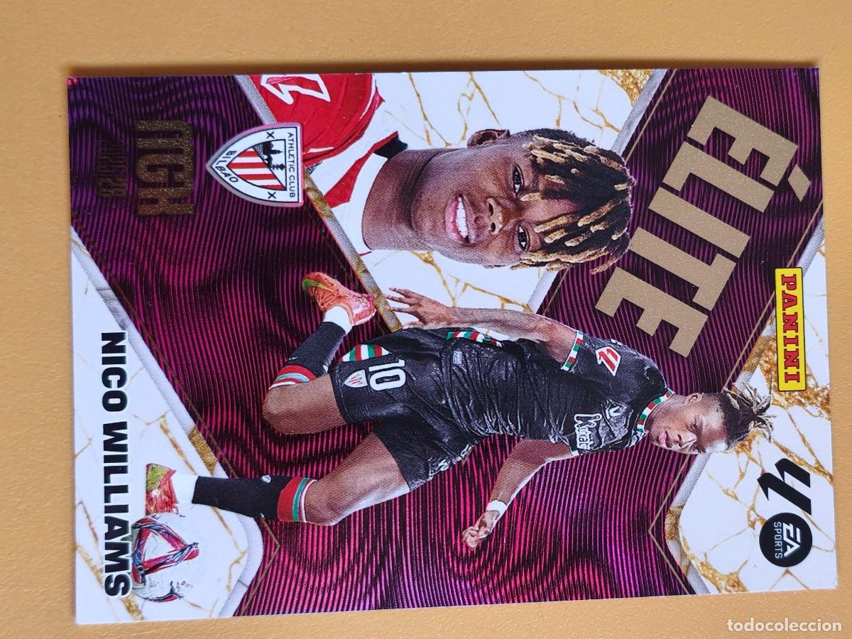 Cromos de F&uacute;tbol: nico williams, 2025 26 elite