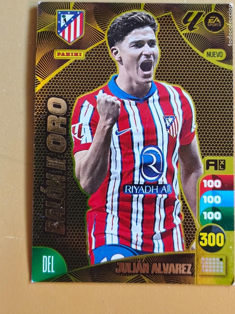 Fu&szlig;ball-Sticker: julian alvarez, 2024 25 balon oro