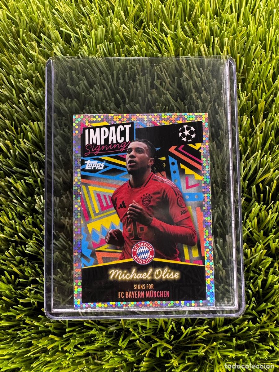 Fu&szlig;ball-Sticker: N&ordm; 413 Michael Olise Impact Signings Bayern de Munich UEFA Champions League Stickers 24 25