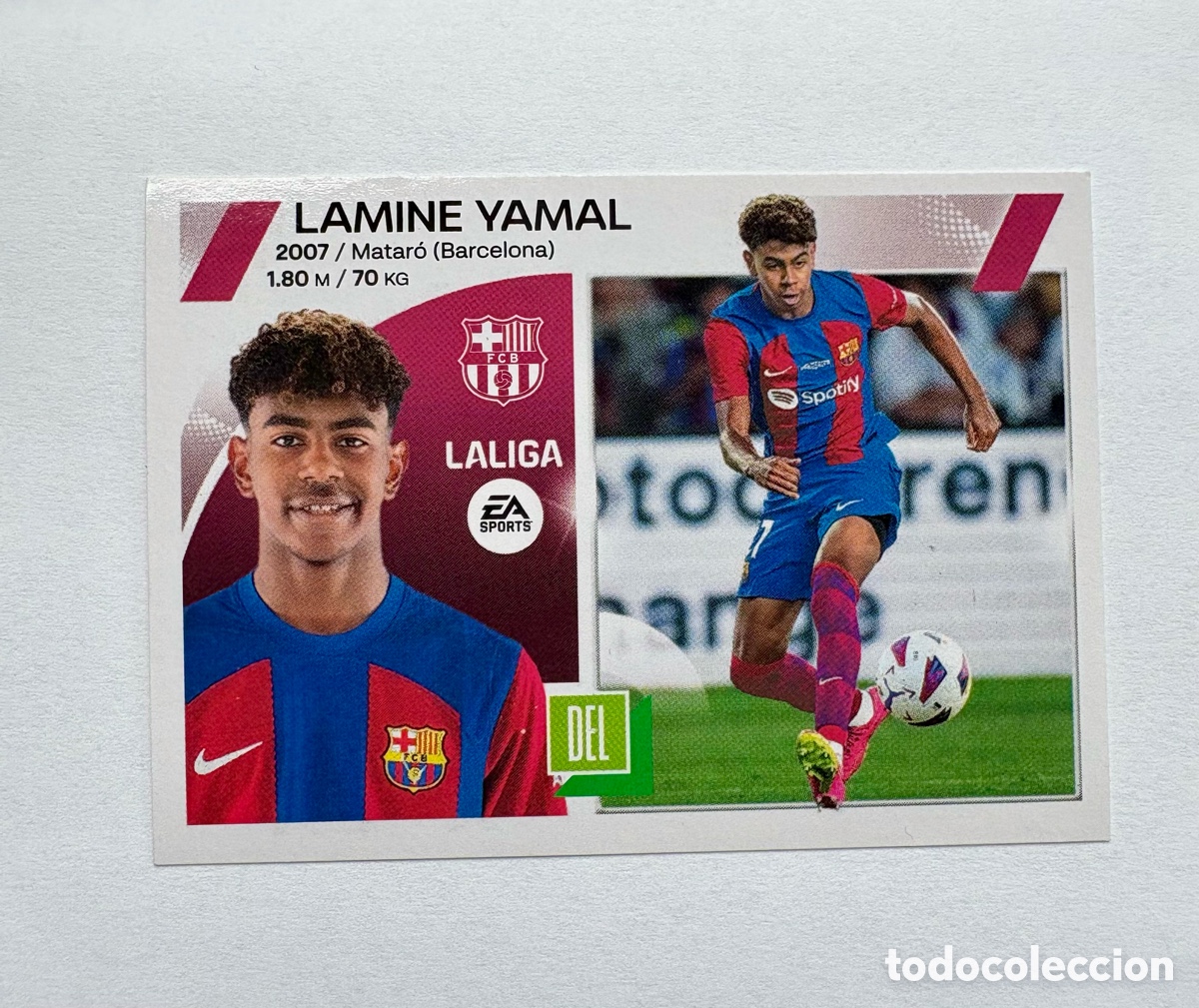 Cromos de F&uacute;tbol: NUEVO DE SOBRE - LAMINE YAMAL ROOKIE ESTE COLOCA 19 BIS BARCELONA 2023 2024 23 24 .