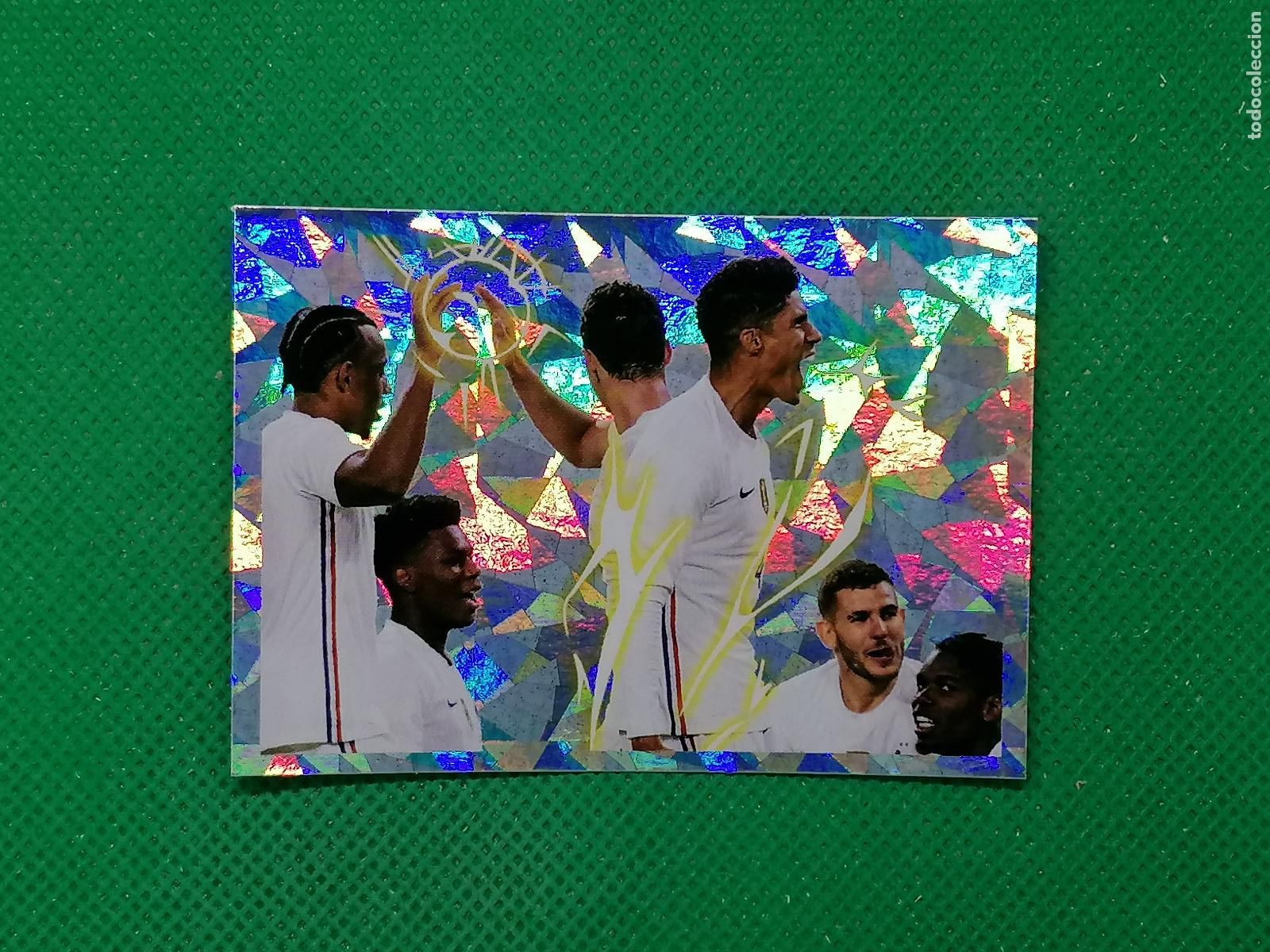 Cromos de F&uacute;tbol: 4 KOUNDE VARANE TCHO STICKER SELECCION FRANCIA ⚽ INTERMARCHE 2020 PANINI AU PLUS PRES DES BLEUS ⚽