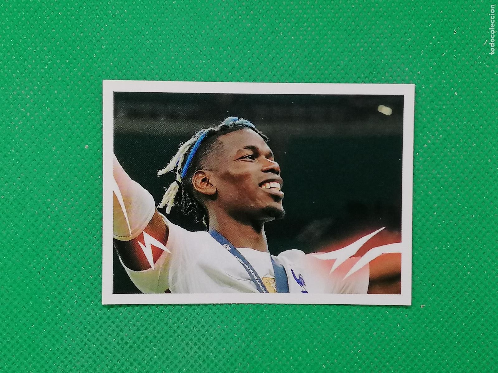 Cromos de F&uacute;tbol: 5 PAUL POGBA STICKER SELECCION FRANCIA ⚽ INTERMARCHE 2020 PANINI AU PLUS PRES DES BLEUS ⚽