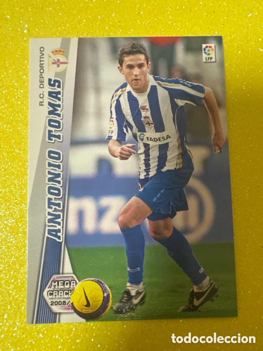 Fu&szlig;ball-Sticker: 103 BIS ANTONIO TOMAS (DEPORTIVO CORU&Ntilde;A)MEGACRACKS 2008-2009 08 09 PANINI TRADING CARD