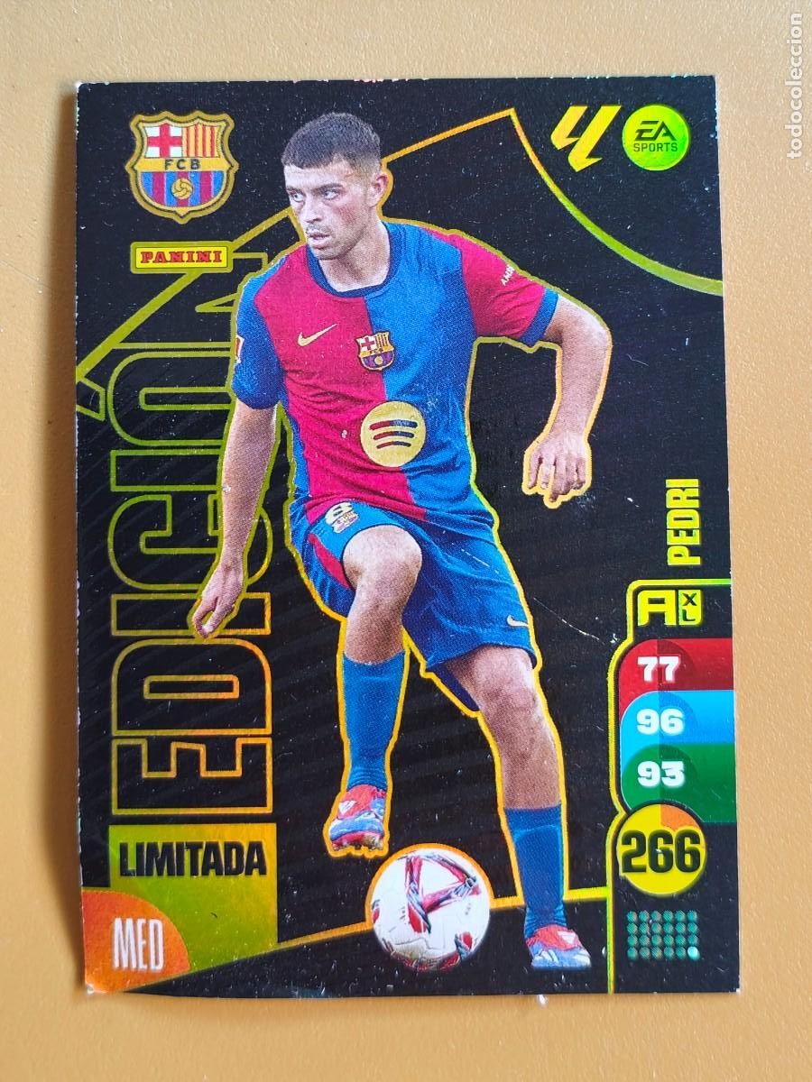 Cromos de F&uacute;tbol: pedri, 2024 25 edicion limitada