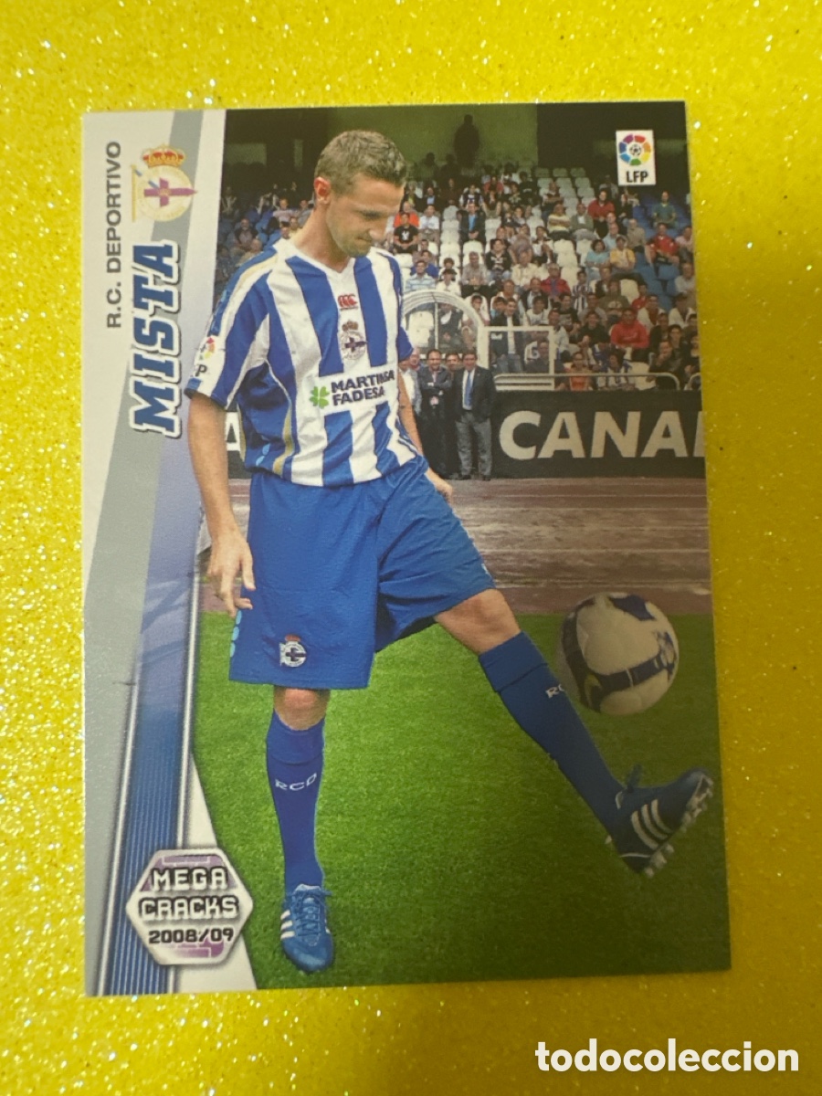 Fu&szlig;ball-Sticker: 108 BIS MISTA (DEPORTIVO CORU&Ntilde;A)MEGACRACKS 2008-2009 08 09 PANINI TRADING CARD