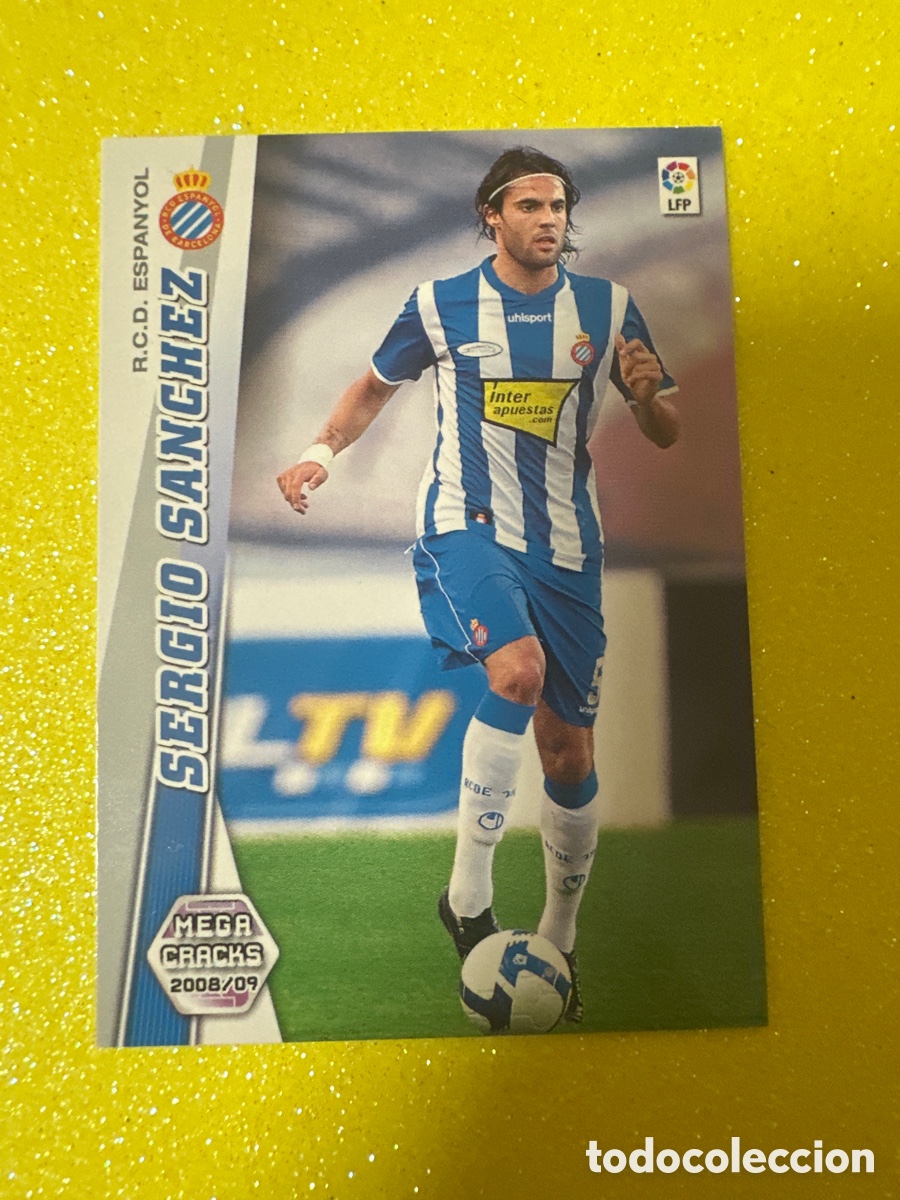 Cromos de F&uacute;tbol: 111 BIS SERGIO S&Aacute;NCHEZ(ESPANYOL)MEGACRACKS 2008-2009 08 09 PANINI TRADING CARD