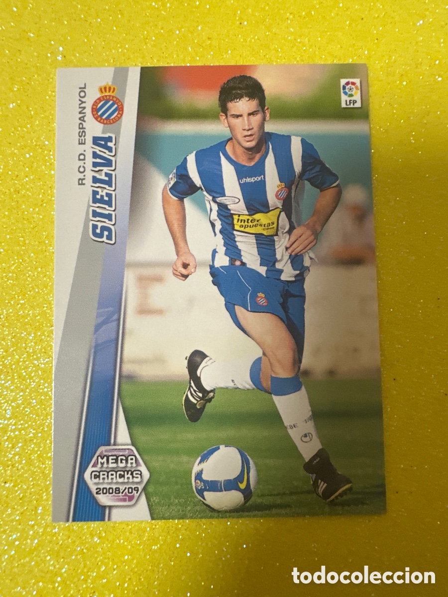 Football Stickers: 119 BIS SIELVA (ESPANYOL)MEGACRACKS 2008-2009 08 09 PANINI TRADING CARD