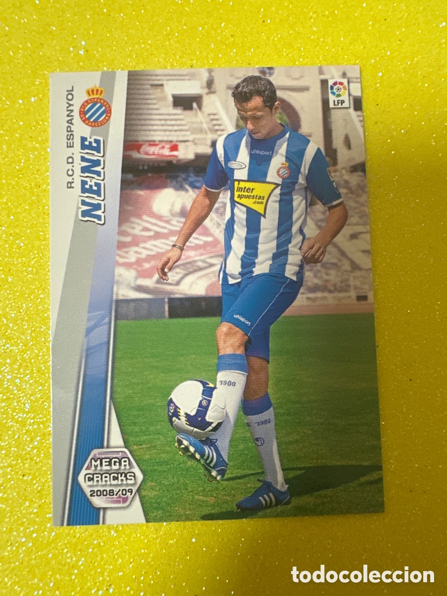 Football Stickers: 122 BIS NENE (ESPANYOL)MEGACRACKS 2008-2009 08 09 PANINI TRADING CARD