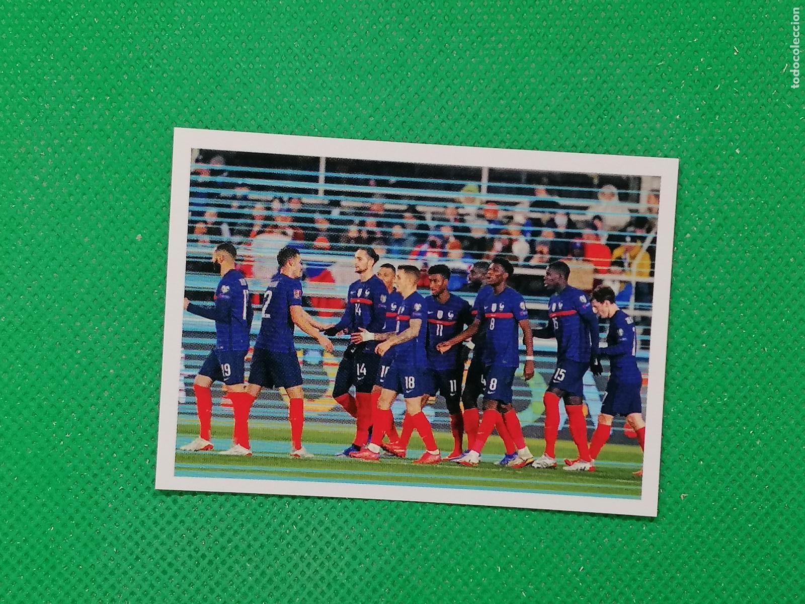 Cromos de F&uacute;tbol: 13 EQUIPO STICKER SELECCION FRANCIA ⚽ INTERMARCHE 2020 PANINI AU PLUS PRES DES BLEUS ⚽