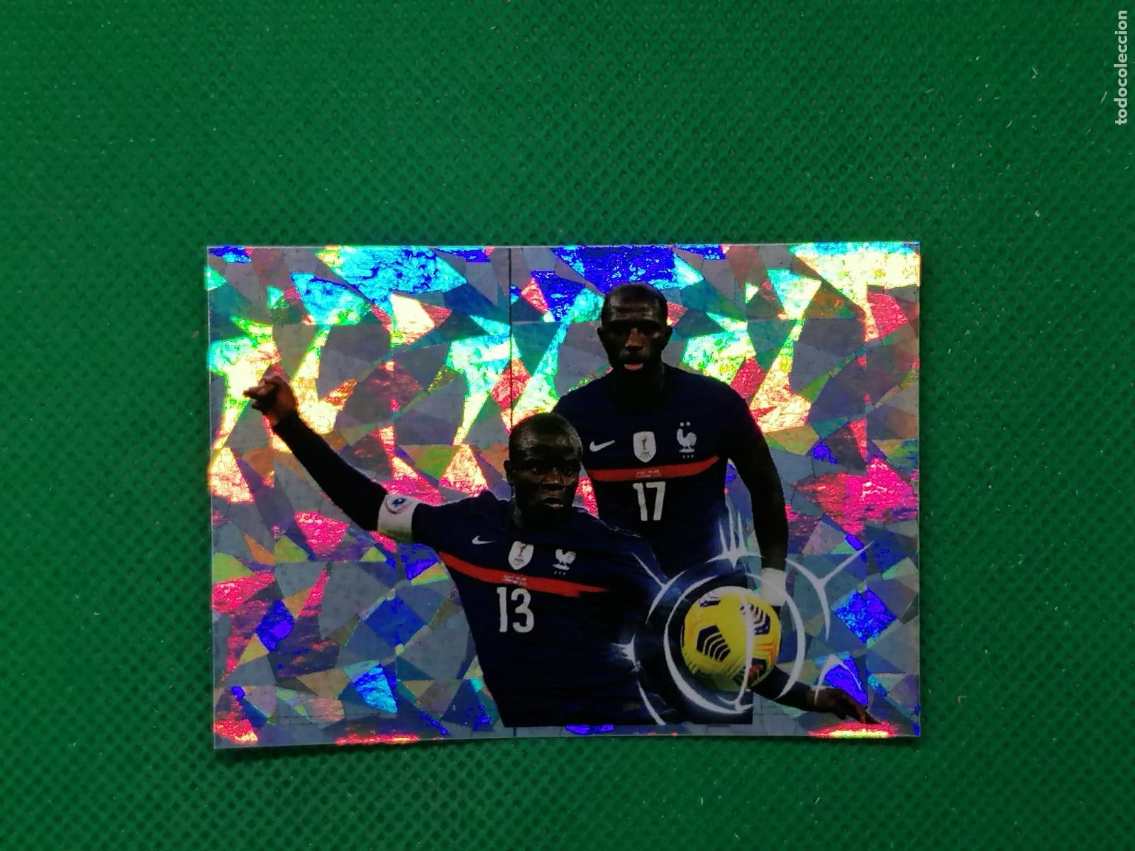Cromos de F&uacute;tbol: 15 KANTE SISSOKO STICKER SELECCION FRANCIA ⚽ INTERMARCHE 2020 PANINI AU PLUS PRES DES BLEUS ⚽
