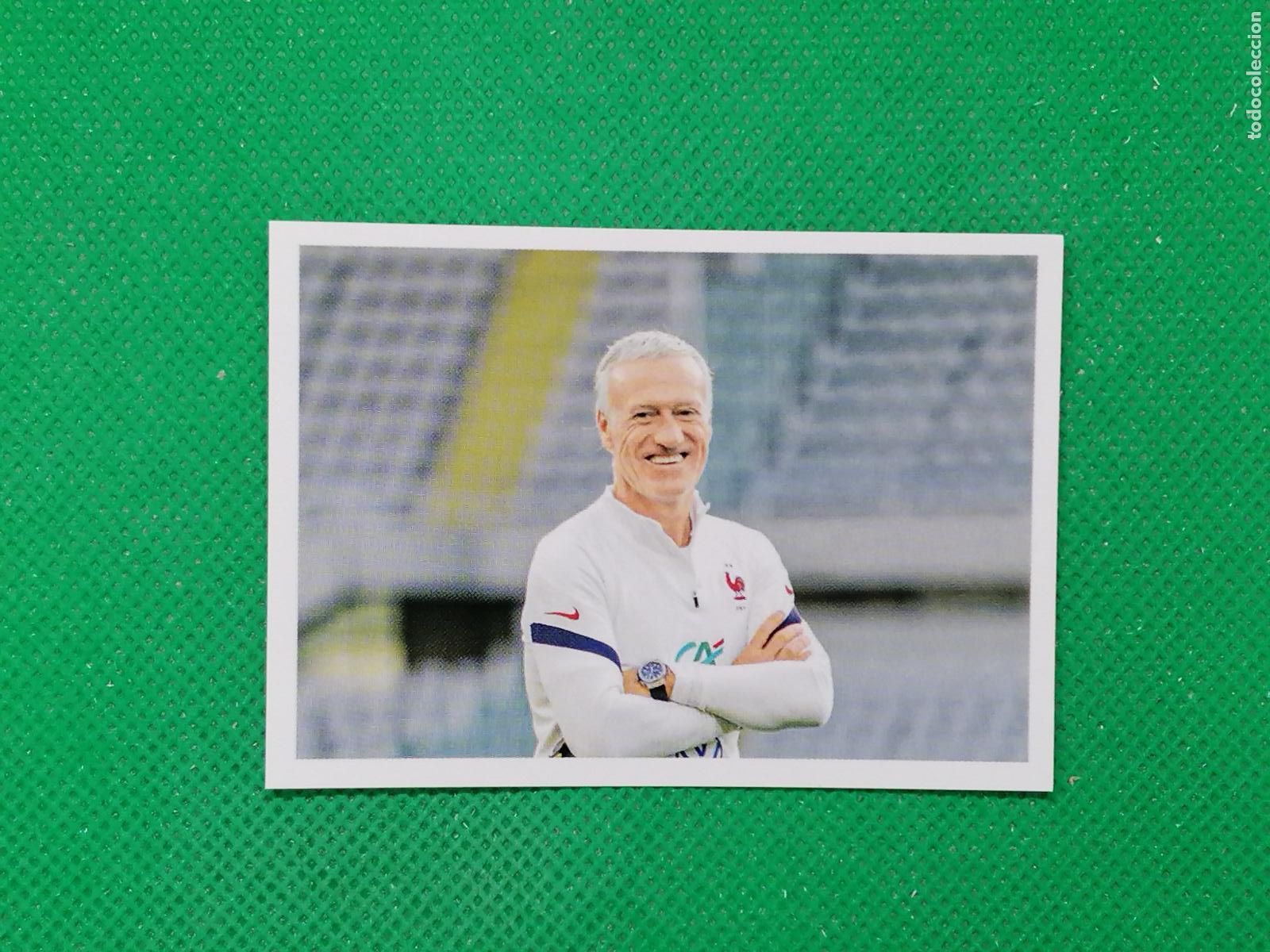Cromos de F&uacute;tbol: 16 DIDIER DESCHAMPS STICKER SELECCION FRANCIA ⚽ INTERMARCHE 2020 PANINI AU PLUS PRES DES BLEUS ⚽