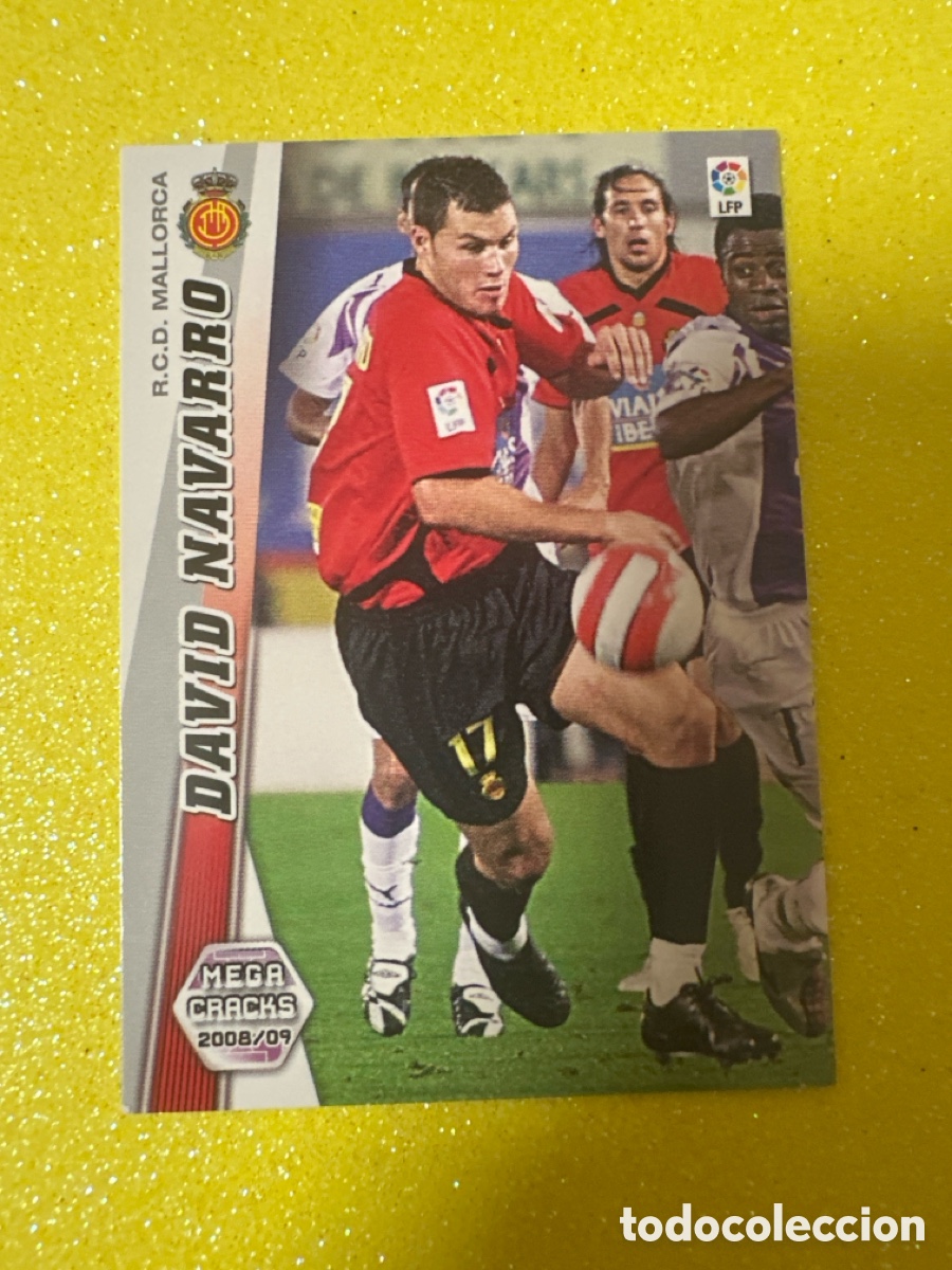 Football Stickers: 184 BIS DAVID NAVARRO (MALLORCA) MEGACRACKS 2008-2009 08 09 PANINI TRADING CARD