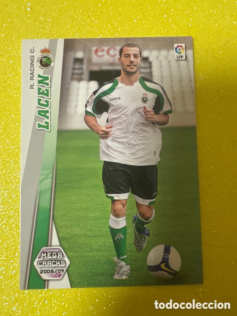 Cromos de F&uacute;tbol: 245 BIS LACEN (RACING SANTANDER) MEGACRACKS 2008-2009 08 09 PANINI TRADING CARD