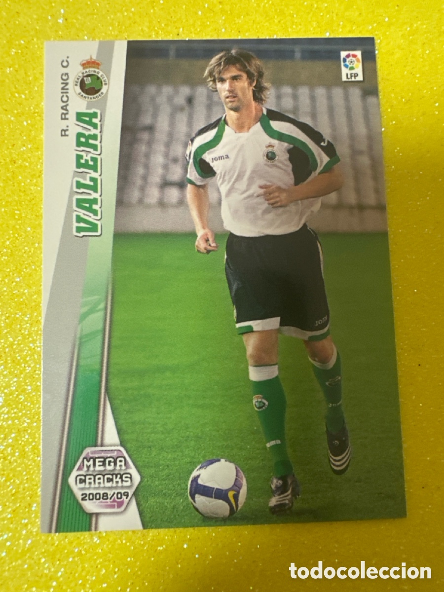 Cromos de F&uacute;tbol: 246 BIS VALERA (RACING SANTANDER) MEGACRACKS 2008-2009 08 09 PANINI TRADING CARD