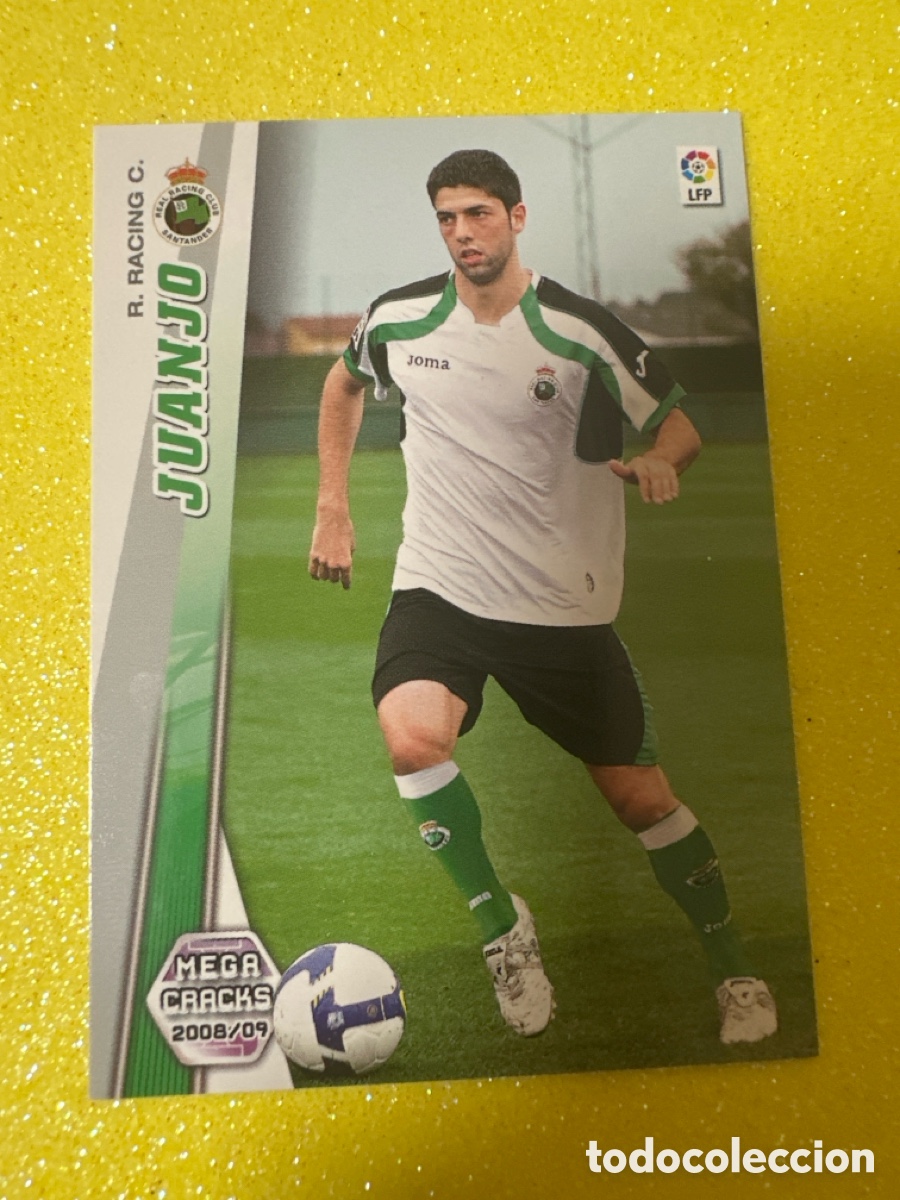 Cromos de F&uacute;tbol: 251 BIS JUANJO (RACING SANTANDER) MEGACRACKS 2008-2009 08 09 PANINI TRADING CARD