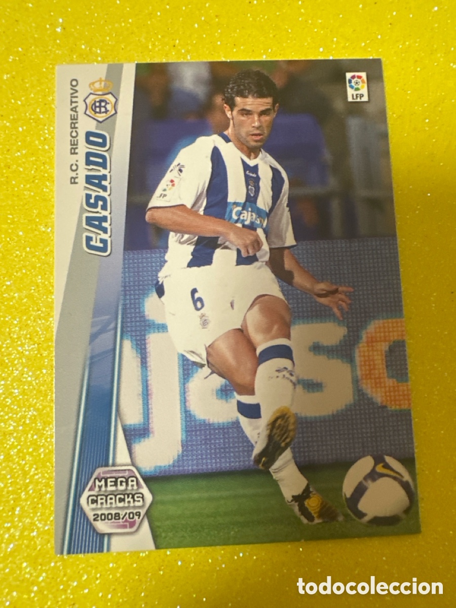 Cromos de F&uacute;tbol: 258 BIS CASADO(RECREATIVO HUELVA) MEGACRACKS 2008-2009 08 09 PANINI TRADING CARD