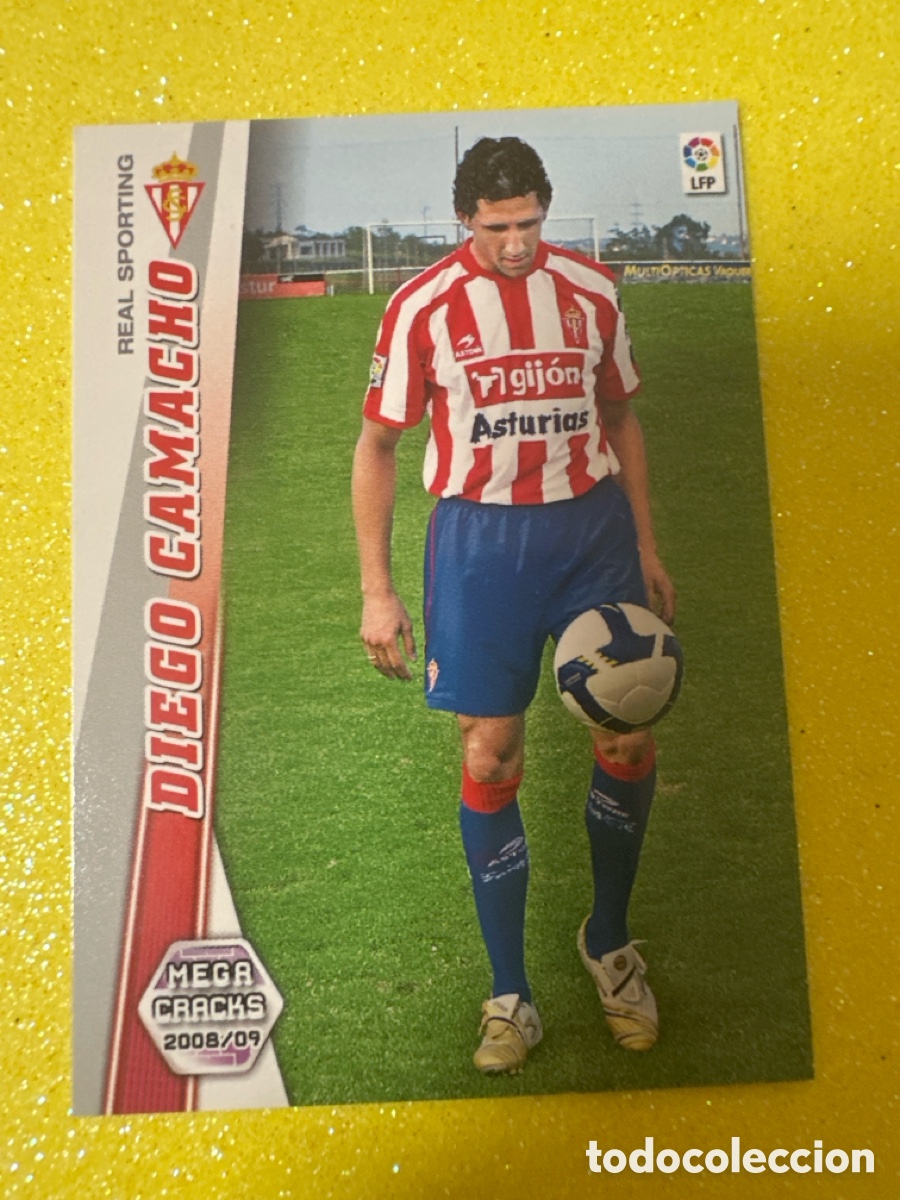 Cromos de F&uacute;tbol: 295 BIS DIEGO CAMACHO(SPORTING GIJON) MEGACRACKS 2008-2009 08 09 PANINI TRADING CARD