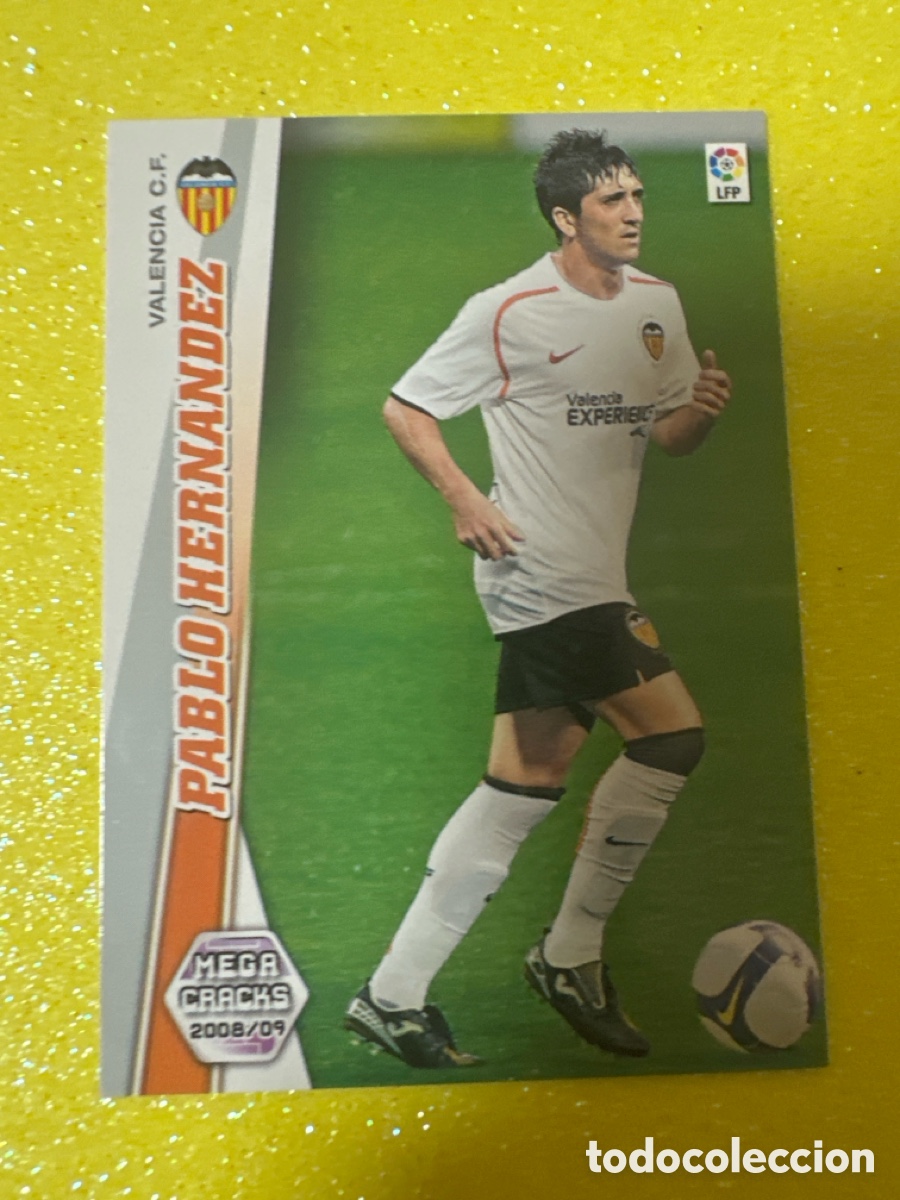 Cromos de F&uacute;tbol: 315 BIS PABLO HERNANDEZ (VALENCIA) MEGACRACKS 2008-2009 08 09 PANINI TRADING CARD
