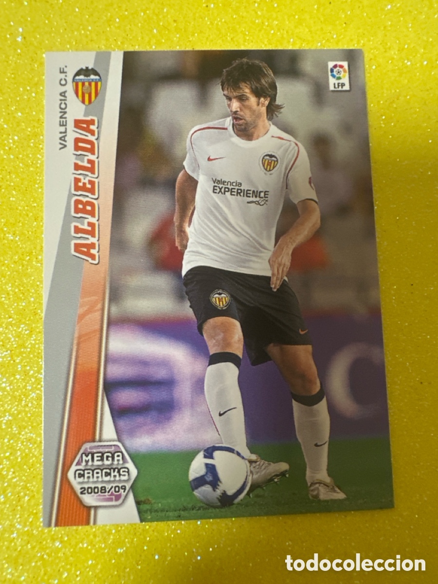 Cromos de F&uacute;tbol: 317 BIS ALBELDA (VALENCIA) MEGACRACKS 2008-2009 08 09 PANINI TRADING CARD