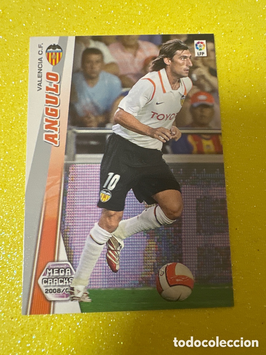 Cromos de F&uacute;tbol: 322 BIS ANGULO (VALENCIA) MEGACRACKS 2008-2009 08 09 PANINI TRADING CARD