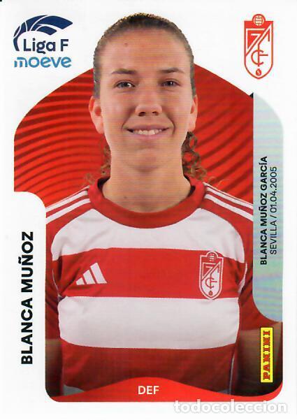 Cromos de F&uacute;tbol: CROMO PANINI LIGA FEMENINA F 2025-26 (25 - 26) - N&ordm; 206 - BLANCA MU&Ntilde;OZ - GRANADA