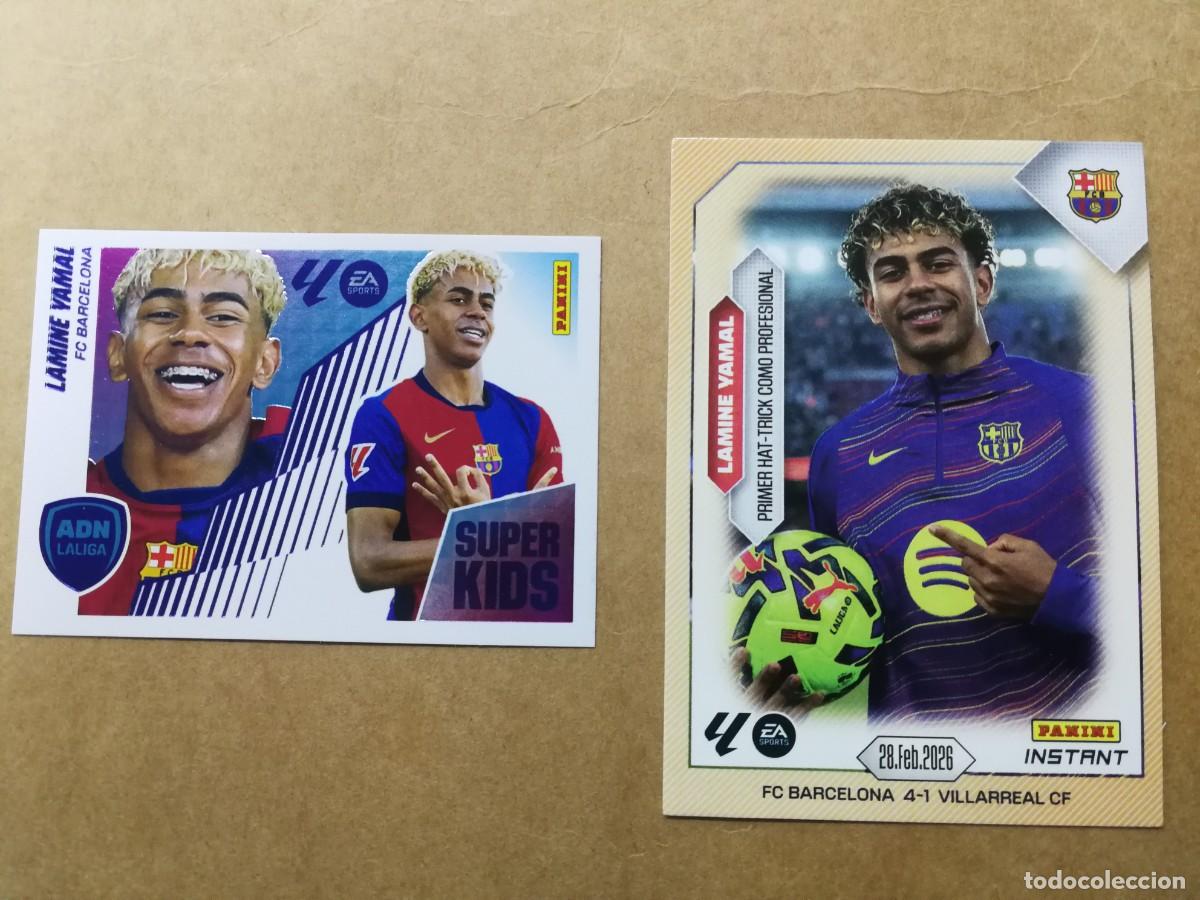 Figurine di Calcio: Lamine Yamal cromo PANINI INSTANT, nuevo, los 2 cromos