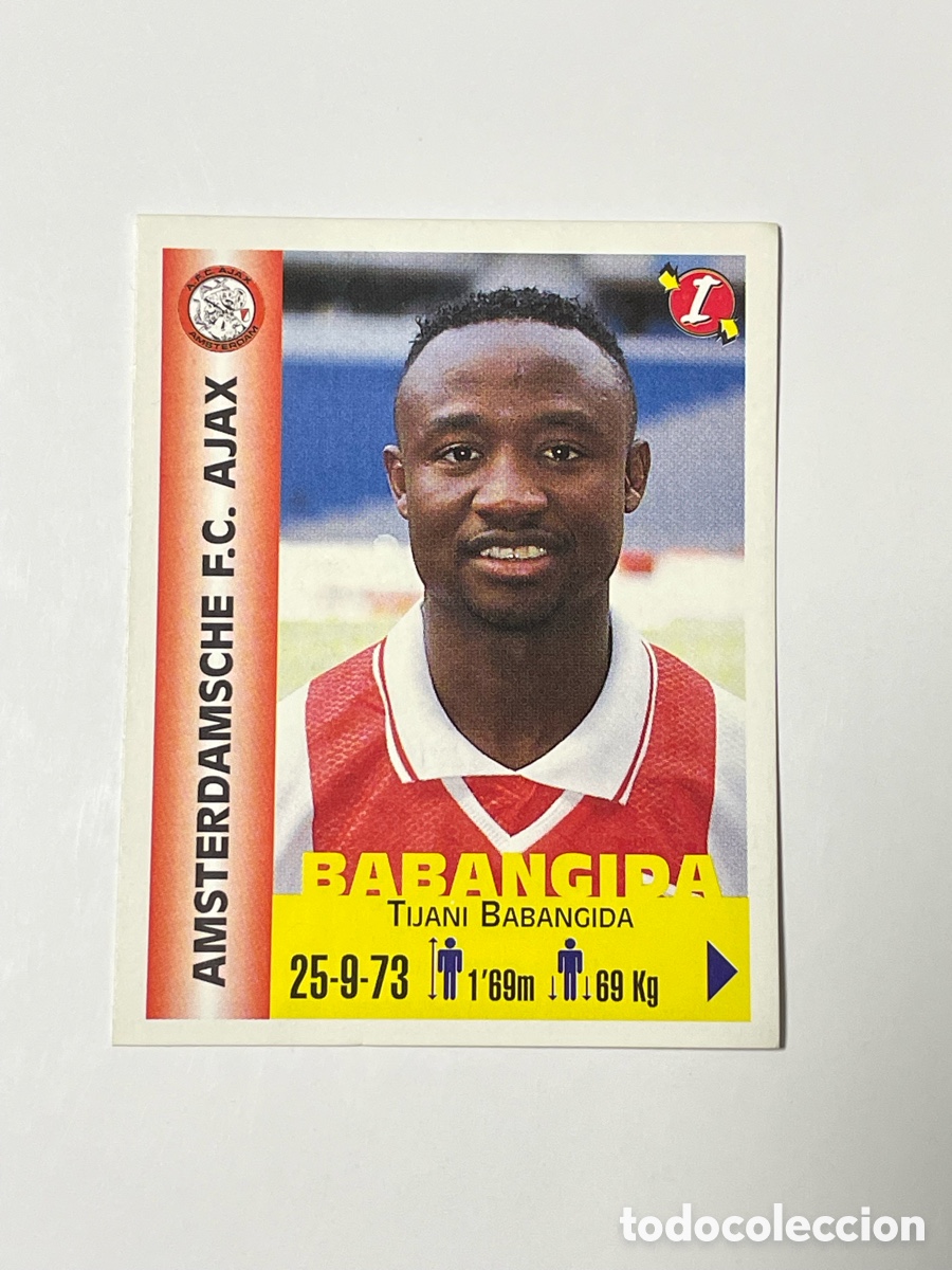 Cromos de F&uacute;tbol: Tijani Babangida Ajax Panini Equipos de Europa 1999 #11