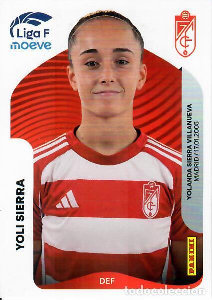 Cromos de F&uacute;tbol: CROMO PANINI LIGA FEMENINA F 2025-26 (25 - 26) - N&ordm; 210 B - YOLI SIERRA - GRANADA