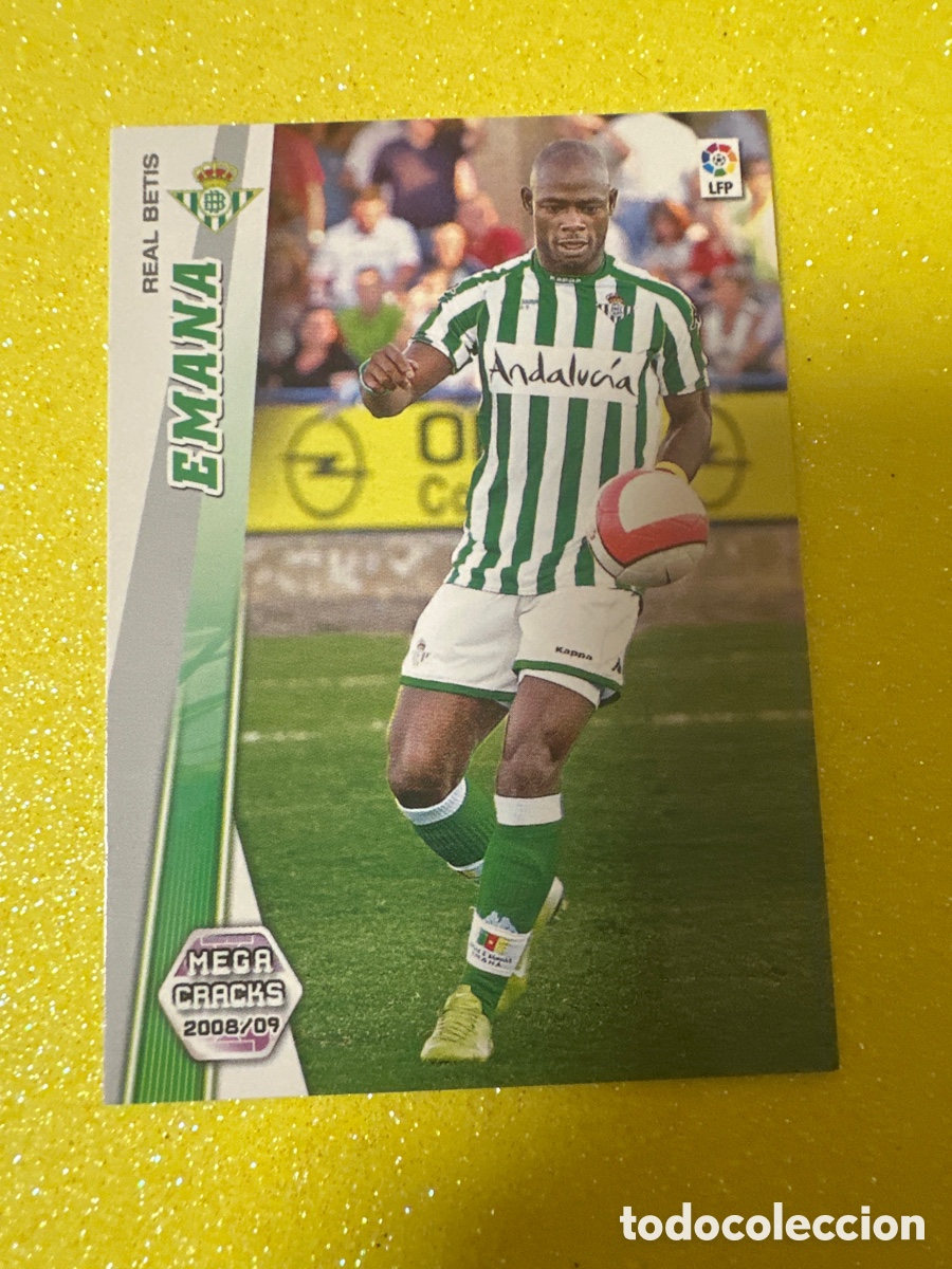 Fu&szlig;ball-Sticker: 84 EMANA (BETIS)MEGACRACKS 2008-2009 08 09 PANINI TRADING CARD