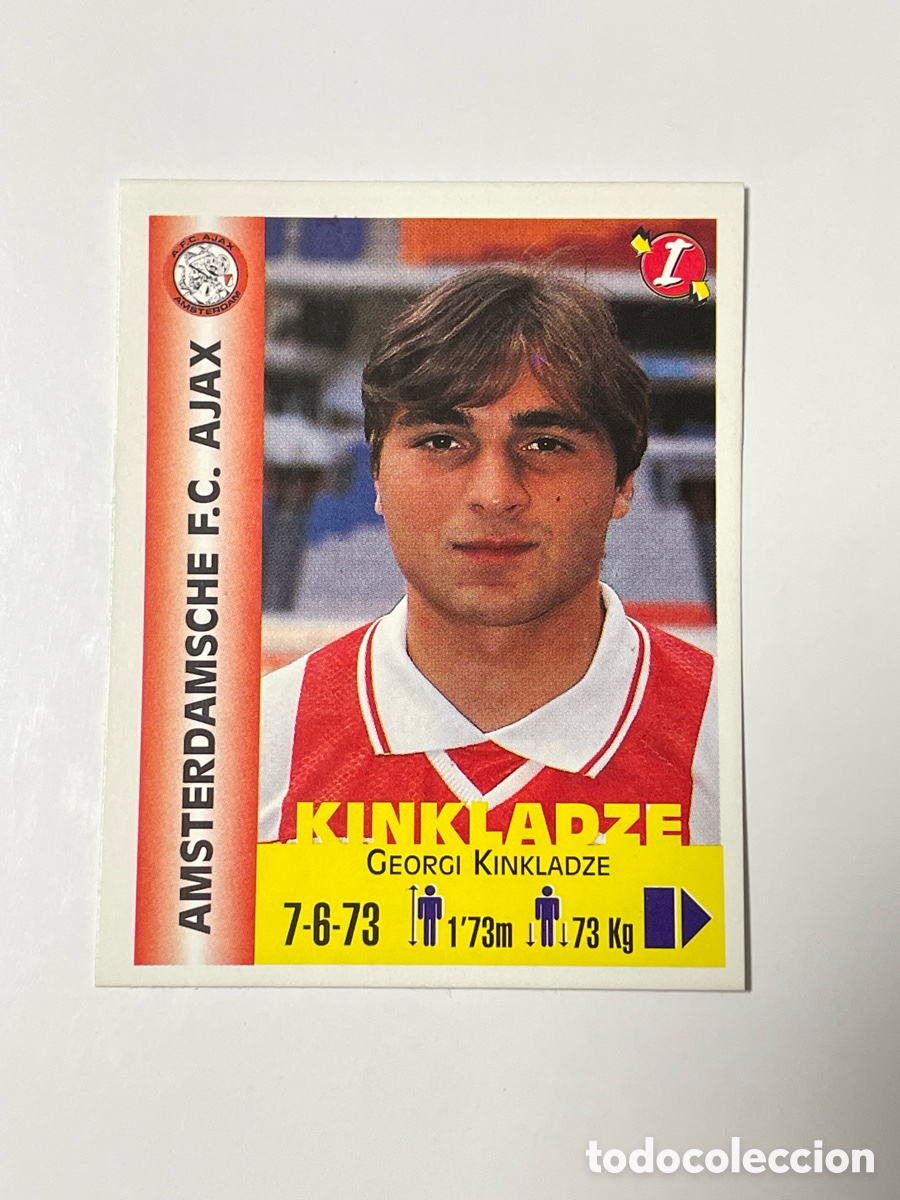 Cromos de Futebol: Giorgi Kinkladze Ajax Panini Equipos de Europa 1999 #14