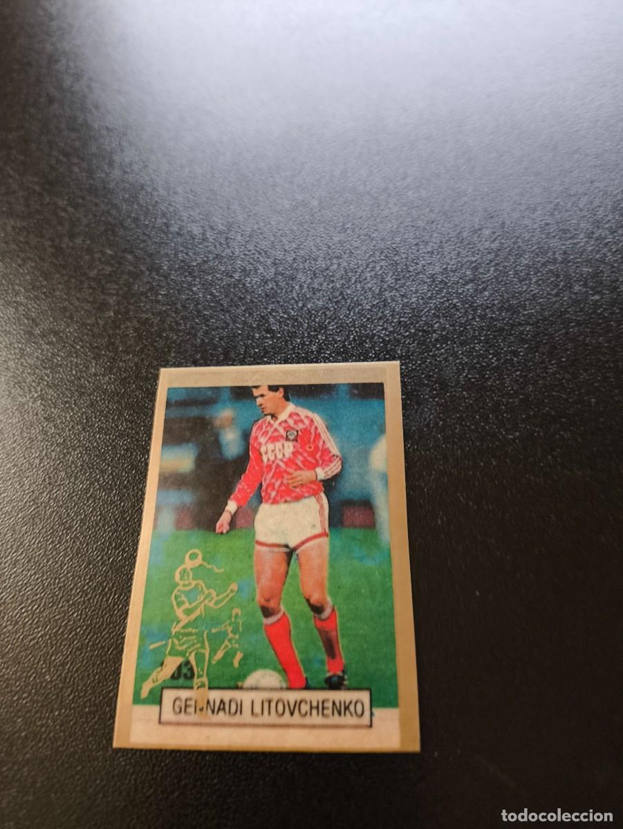 Cromos de F&uacute;tbol: 103 GENNADI LITOVCHENKO URSS RUSSIA REYAUCA WORLD CUP MUNDIAL ITALIA ITALY 1990 NO PANINI