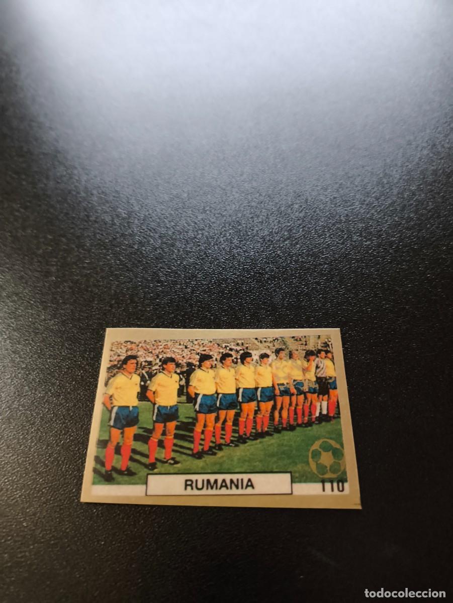 Cromos de F&uacute;tbol: 110 EQUIPO TEAM RUMANIA ROMANIA REYAUCA WORLD CUP MUNDIAL ITALIA ITALY 1990 NO PANINI
