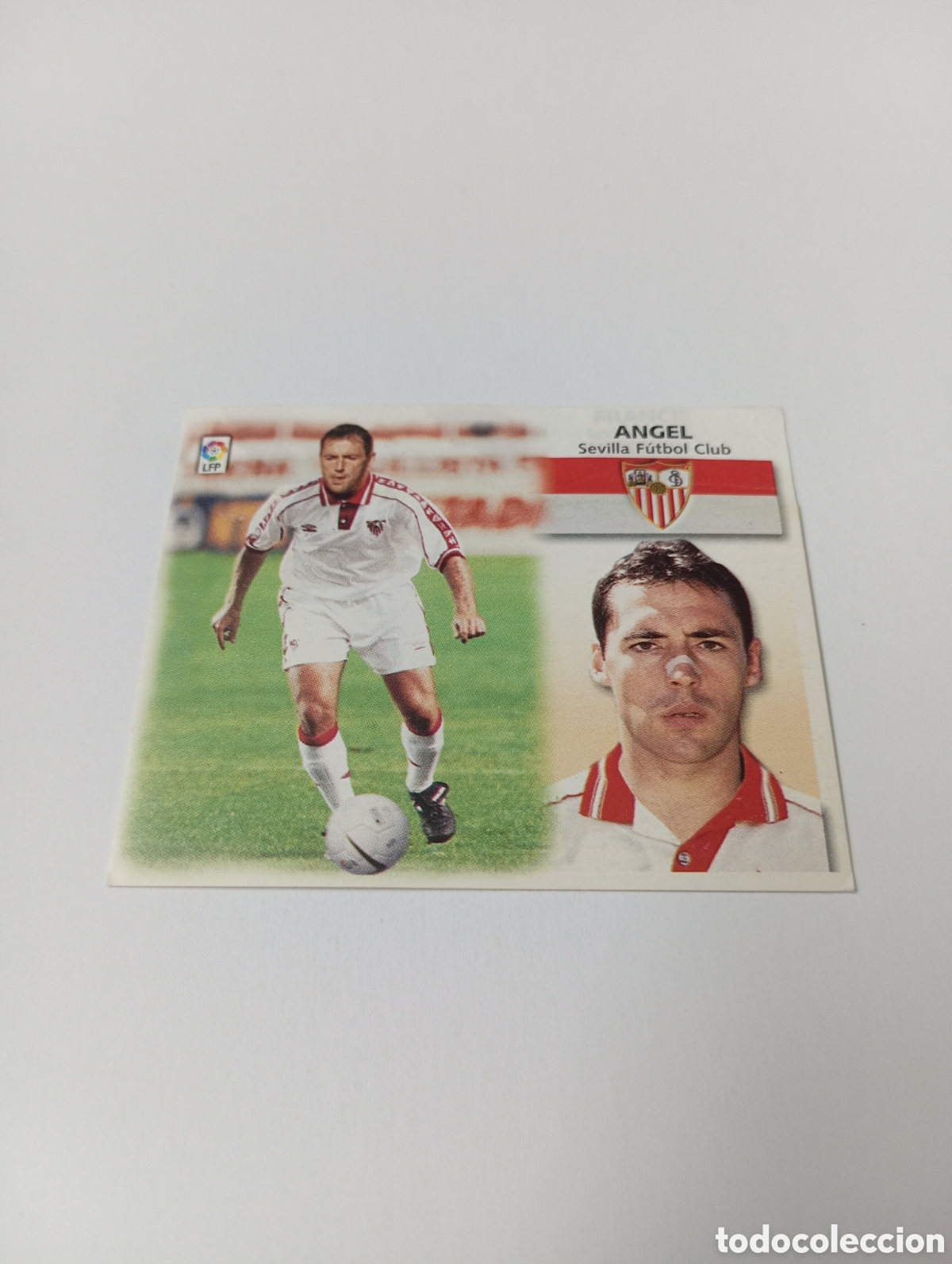 Cromos de F&uacute;tbol: &Aacute;NGEL COLOCA Sevilla LIGA ESTE 1999 2000 PANINI 99 00 NUEVO SIN PEGAR