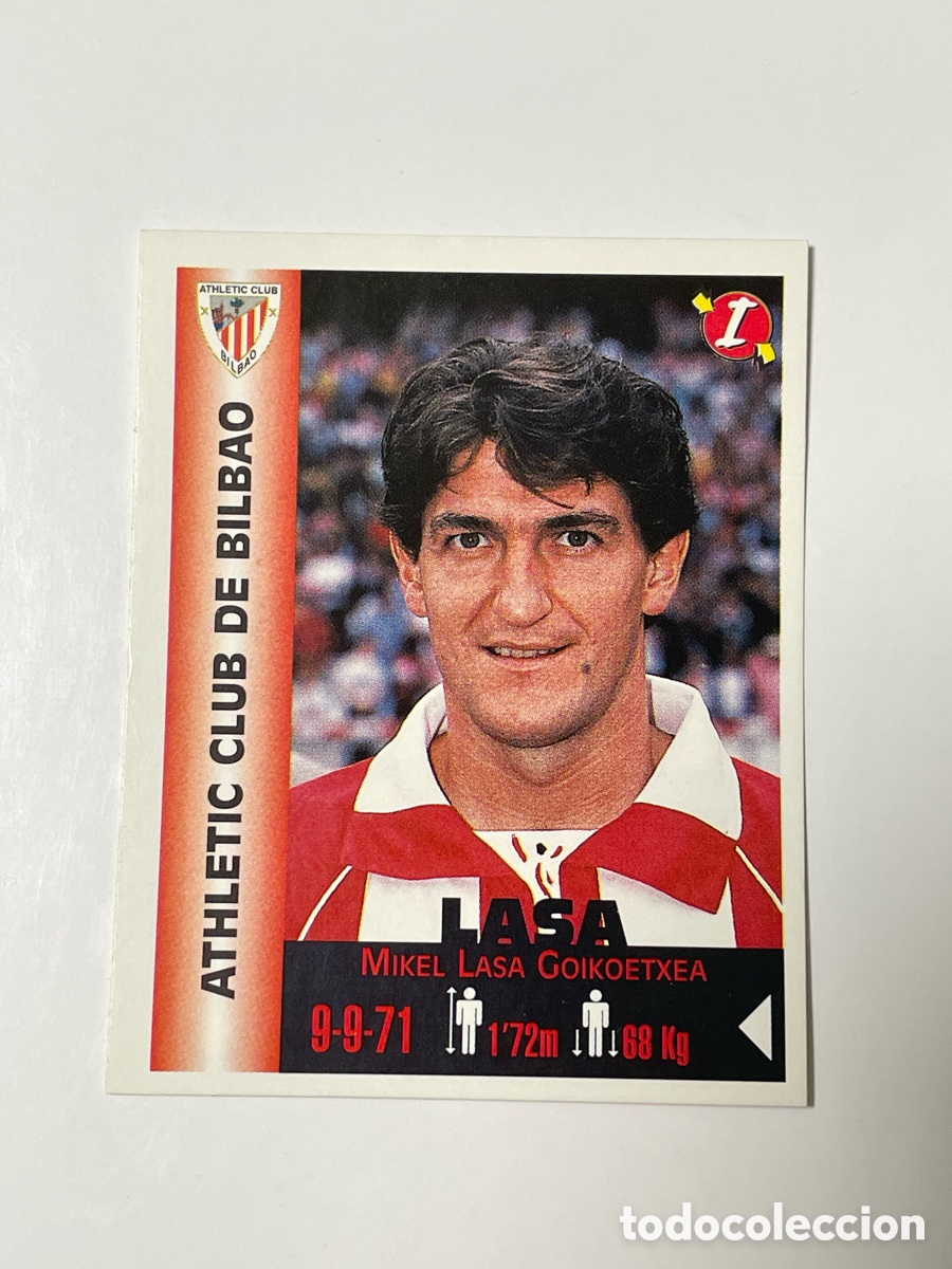 Cromos de F&uacute;tbol: Mikel Lasa Athletic de Bilbao Panini Equipos de Europa 1999 #22