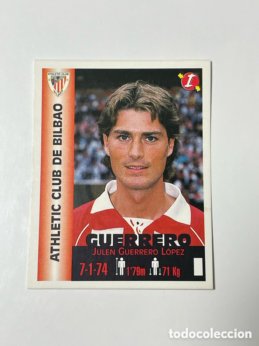 Cromos de F&uacute;tbol: Julen Guerrero Athletic de Bilbao Panini Equipos de Europa 1999 #27